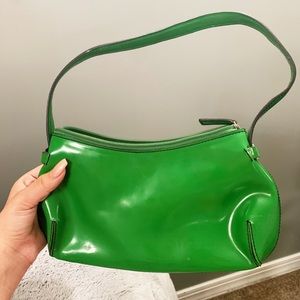 DKNY green mini purse